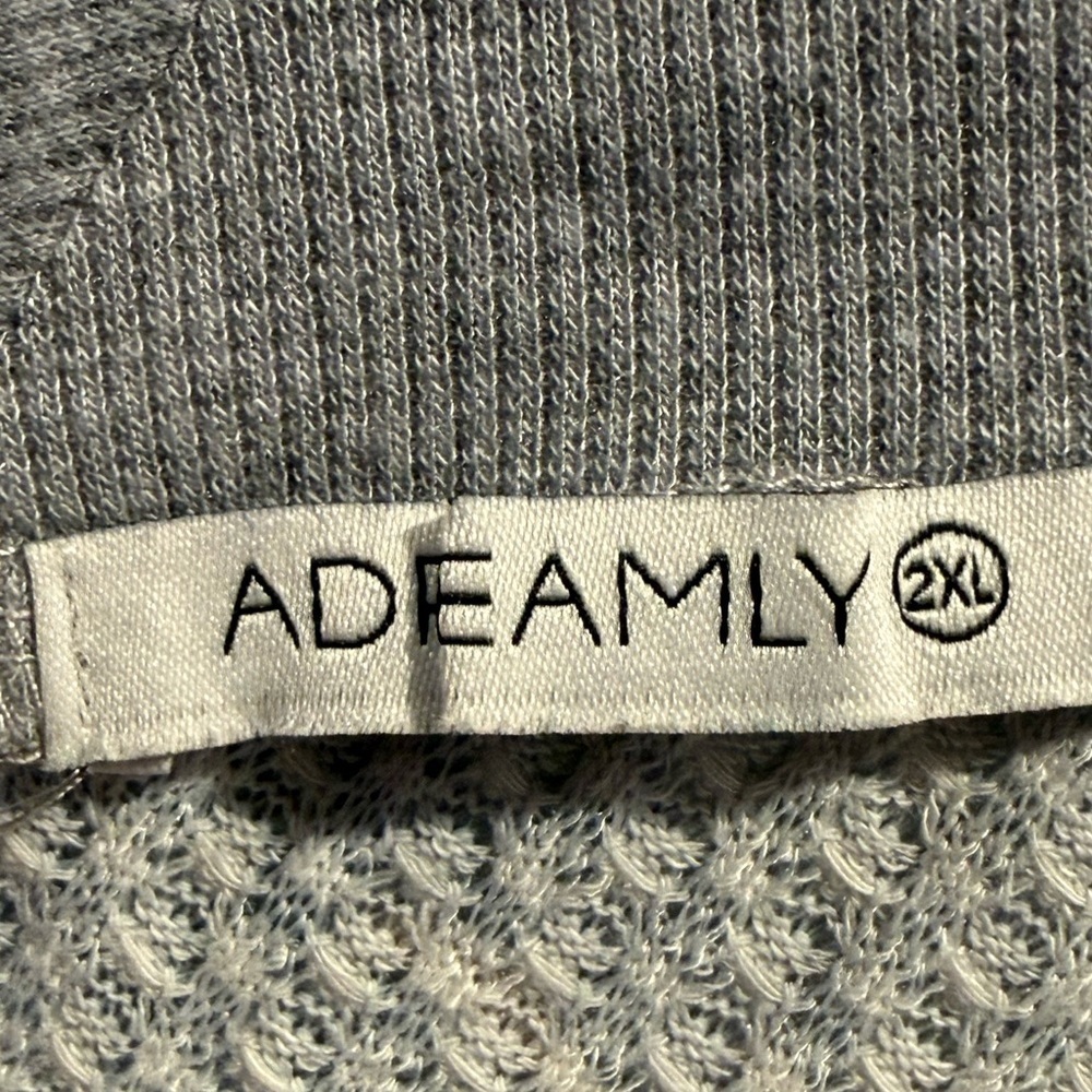 ADEAM Light Gray Textured Knit Top - Picture 3 of 6